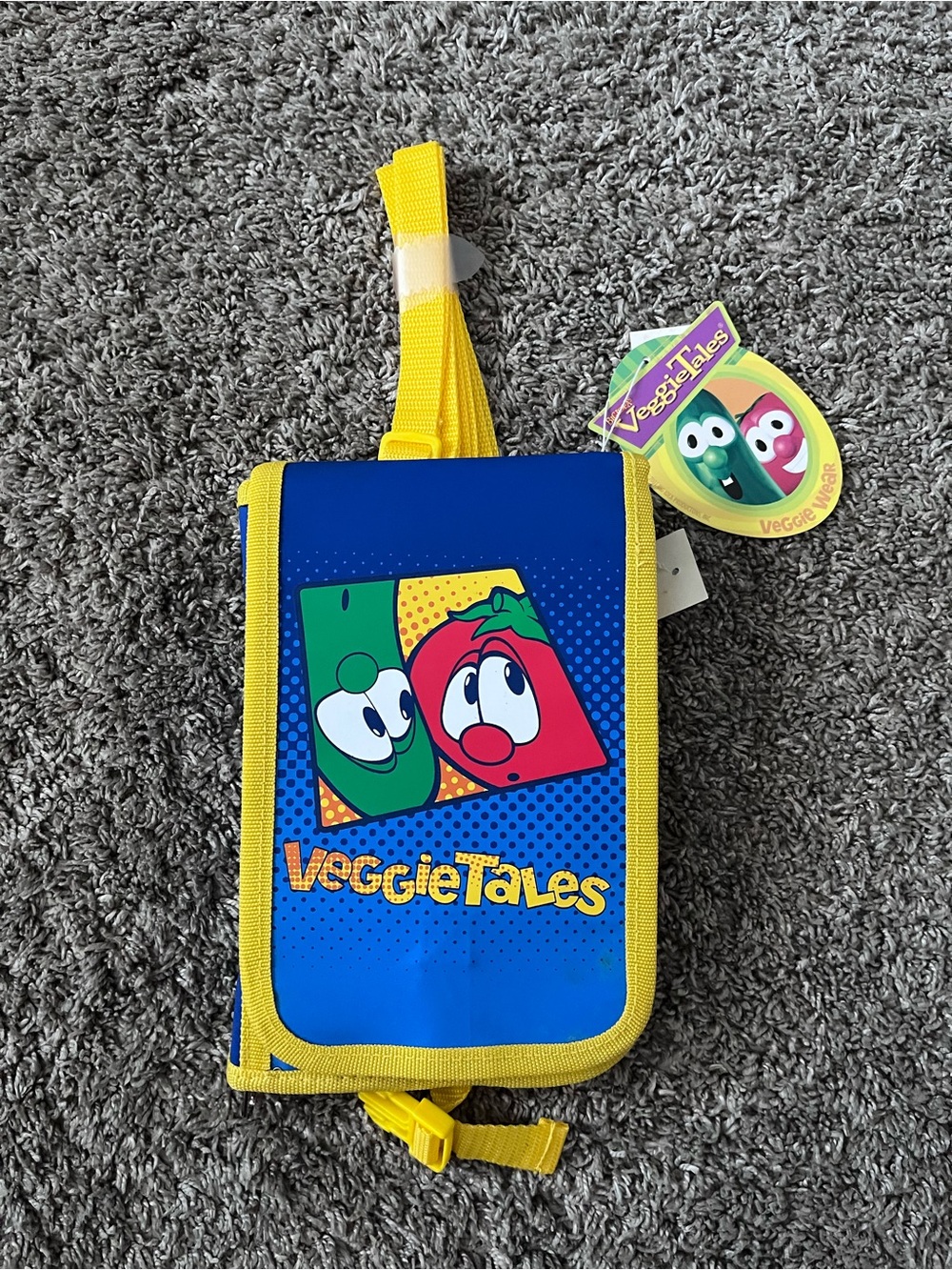 Veggie Tales Day Planner Kids Zipper Notebook Organizer Address Book Shoulders